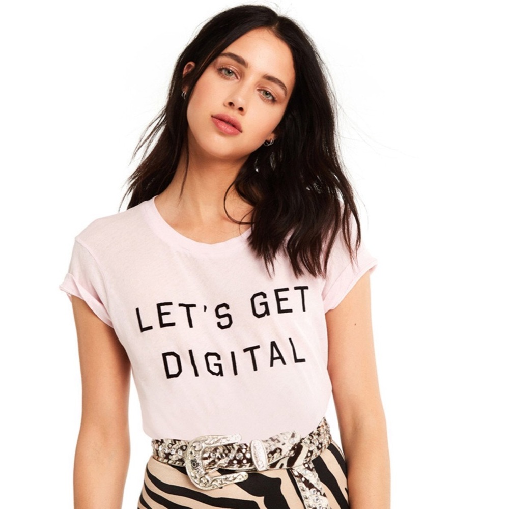 Wildfox Let’s Get Digital Tee